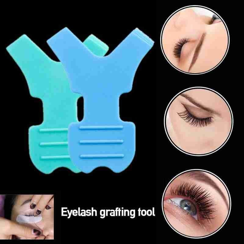1pcs Reuseable Eyelash Lash Lift Brow Lamination Perm Brush Eyelashe Brushes Eyelash Separating Tools Makeup Y Tool Comb C4G0