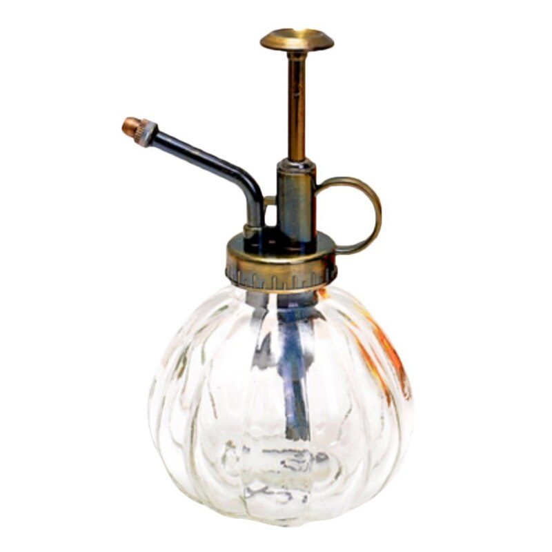 1 stk sprayflaske sprinkleranlegg retro gammel glass sprayflaske vanning sukkulenter planter innendørs 9 x 16cm