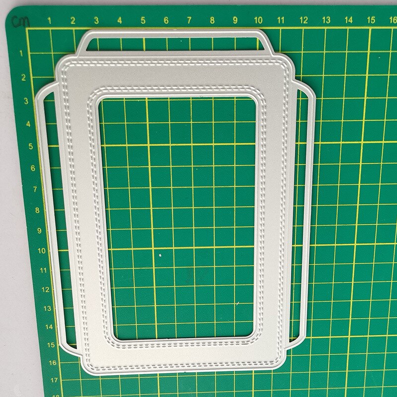 Photo Frame Edging Border Christmas Paper Cut Metal Cutting Dies Diy Emboss Stencil Scrapbooking Dies For Card Making