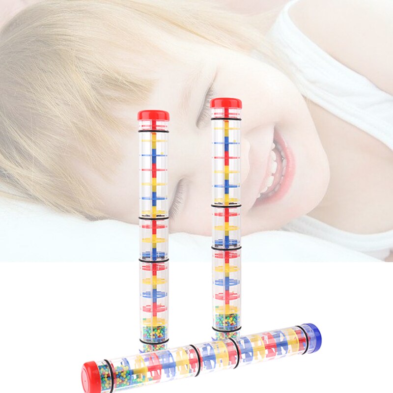 Early Learning Interest Cultivation Mini Rain Stick Rainmaker Shaker Developmental Musical Toy Rhythm For Baby Sound Safe