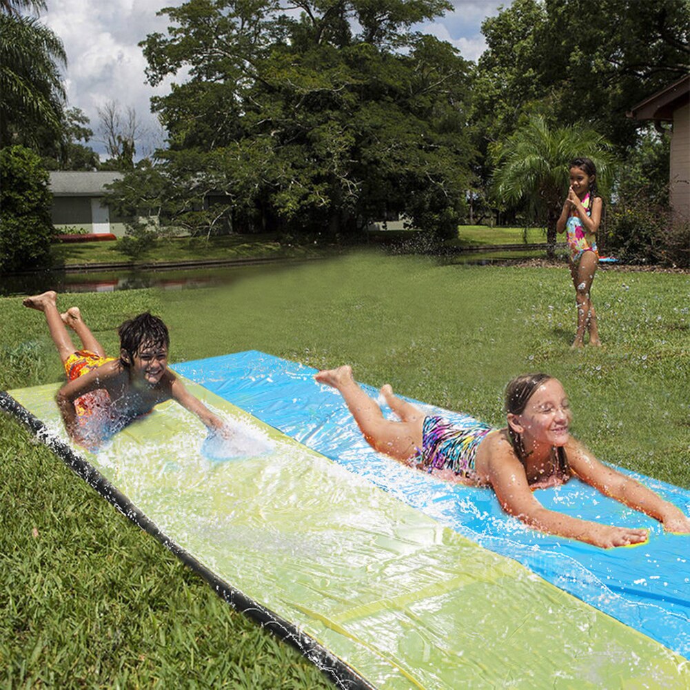 Schwimmen Schwimmbad Spiele draussen Spielzeug Doppel Wasser Rutsche Aufblasbare freundlicher Sommer Schwimmen Schwimmbad Spiele draussen Spielzeug #37