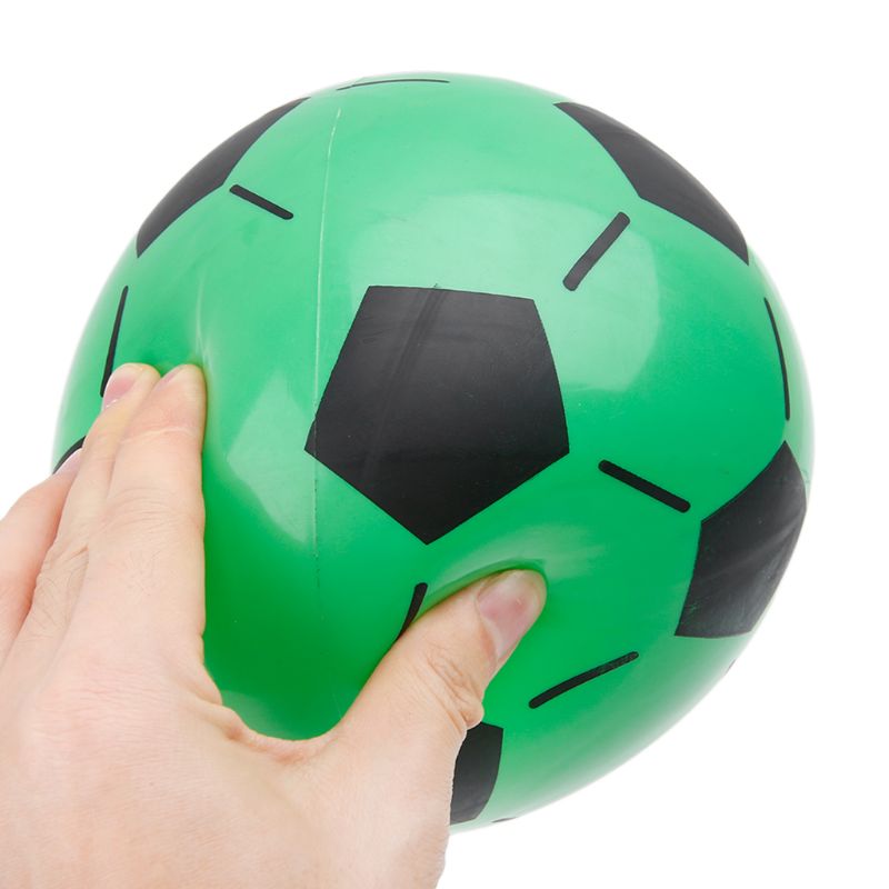 Children Soccer Ball Kid Training Inflatable Football 20cm Elastic Inflatable Balls Color Random