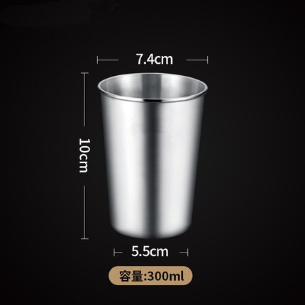 stainless steel drink Cup stainless steel beer mugs: 300ml