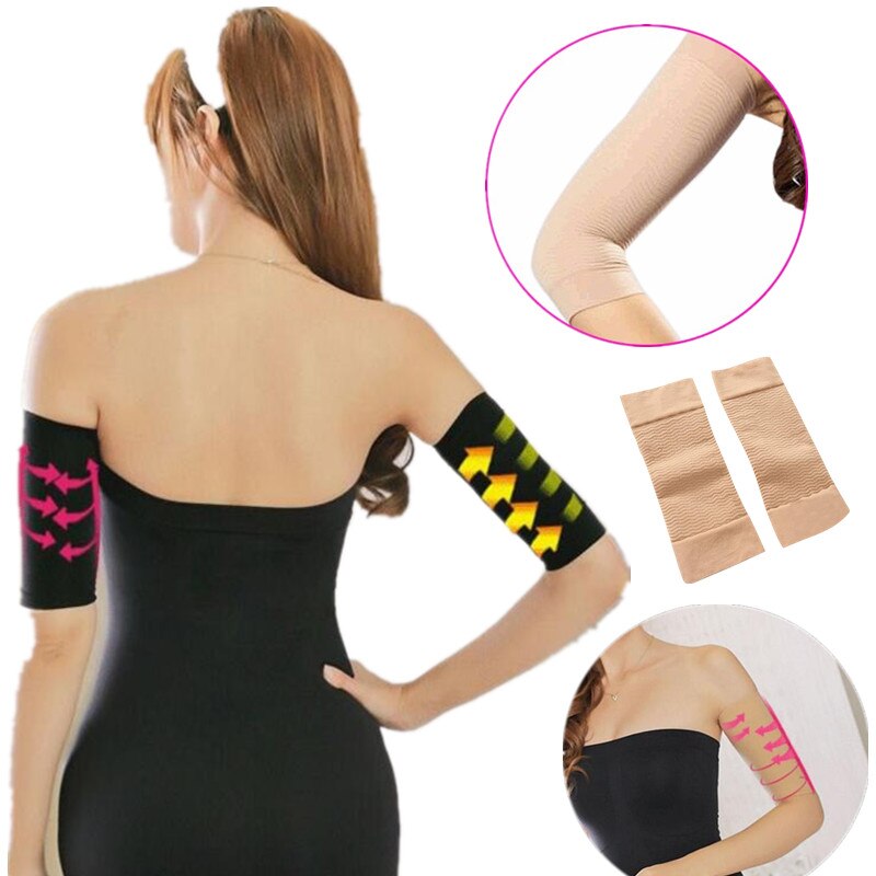 Bande pour amincissement des bras pour femme,ceinture d'enveloppement, cellulite minceur, outil de lifting, 2 pièces,