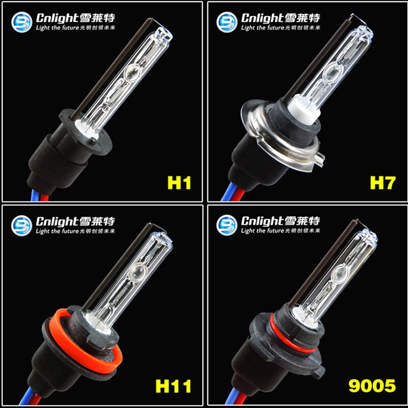 Original Cnlight H7 H1 H11 xenon HID Bulb H1 H3 H7 H11 9005 9006 with Ceramic Metal Base Auto Car Bulb 6000k