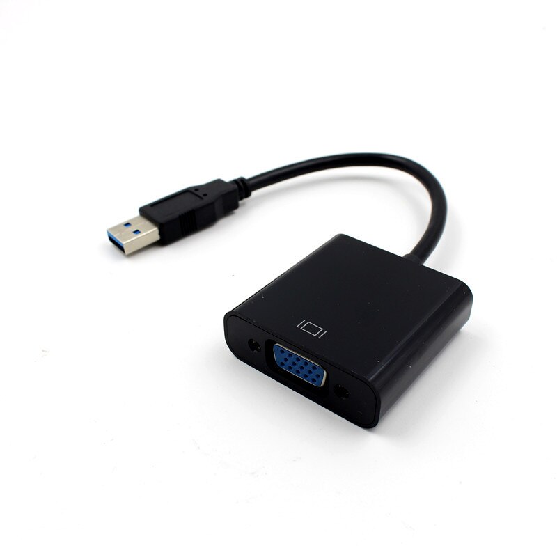USB 3.0 To VGA Multi-Display Adapter Connector Cable External Video Graphic Card For Win 7/8/10 Laptop DVD Player Tablets