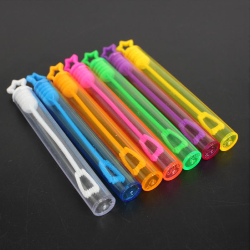 7pcs/lot Star Heart Empty Bubble Soap Bottles Wedding Birthday Party Decoration Children's Toy Bubbles Maker Kids Outdoor Bubble