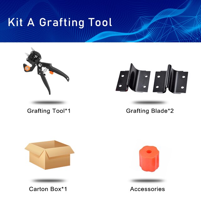 Vaccination Secateurs Grafting Machine Garden Tools with 2 Blades Tree Grafting Tools Secateurs Scissors Pruner Shear PROSTORMER: PTHT016