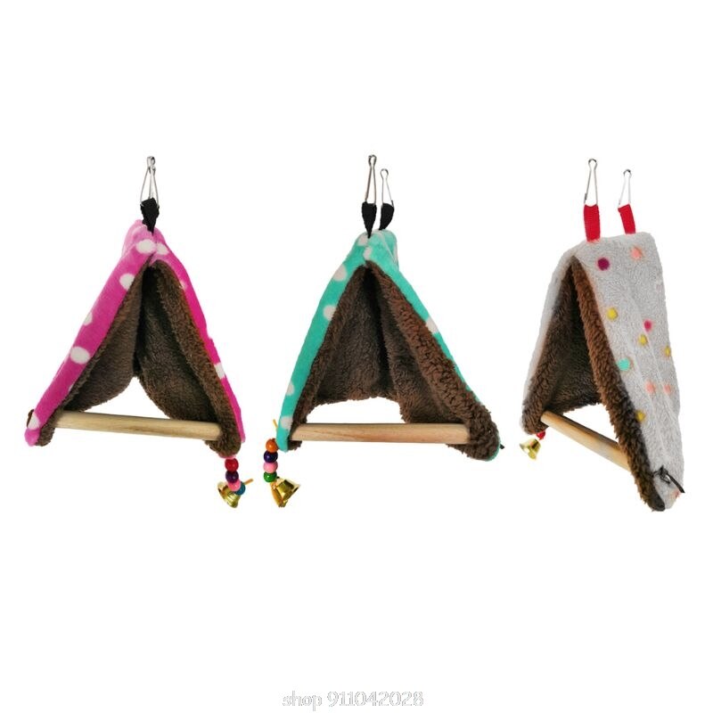 Warm Bird Nest Bed Hammock House Perch for Parrot Parakeet Conure Lovebird Finch Canary Cage Toy N17 20