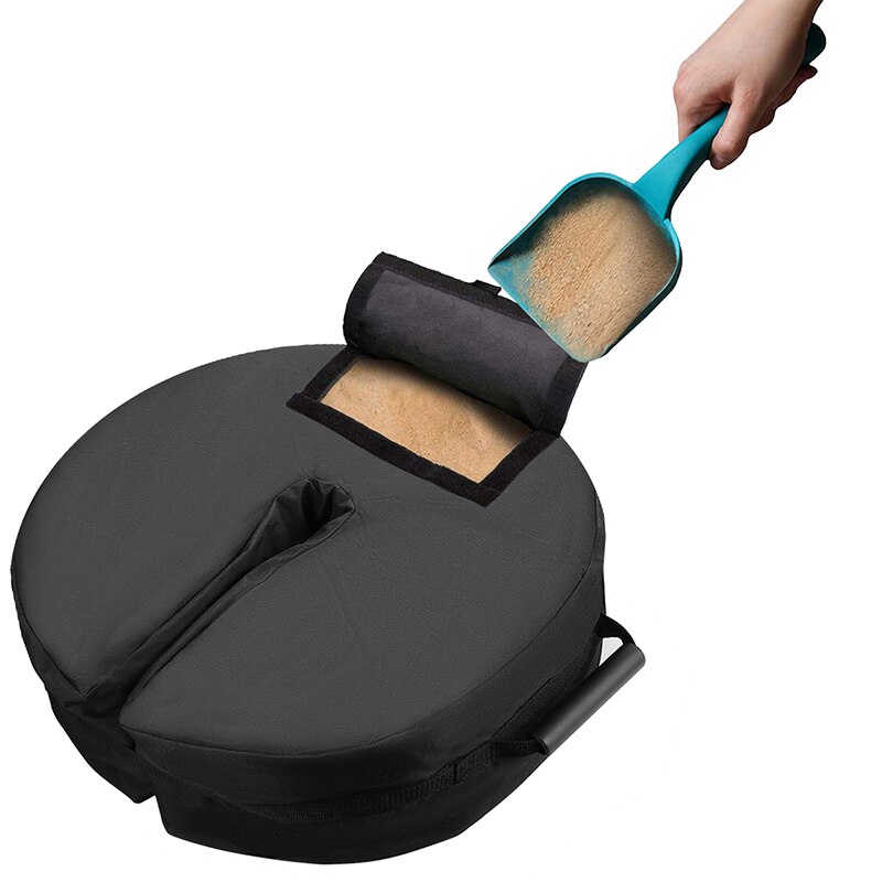 1 stk hage terrasse paraply base bag cantilever vektet skygge sandpose