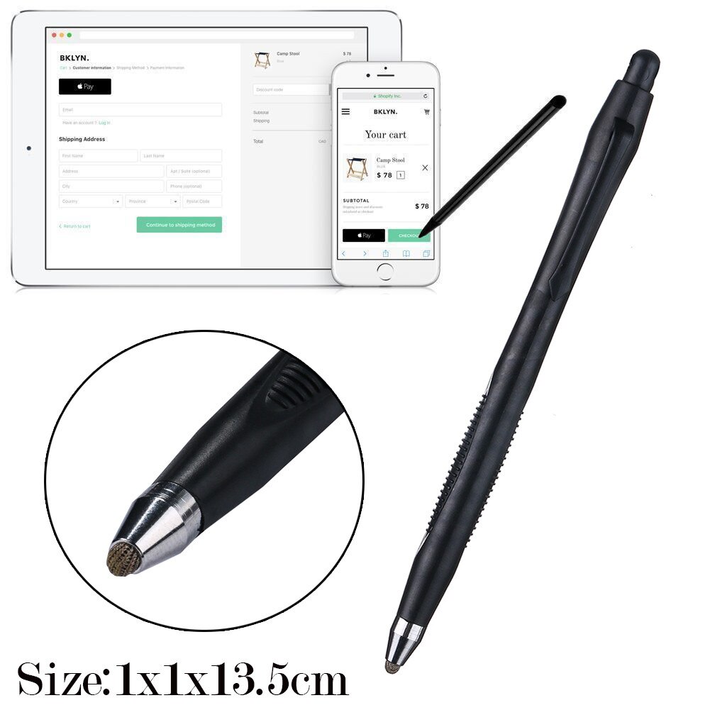1Pc Universele Tablet Pen Touchscreen Pen Stylus Universele Voor Iphone Ipad Voor Samsung Tablet Telefoon Pc Touch-screen Apparaten