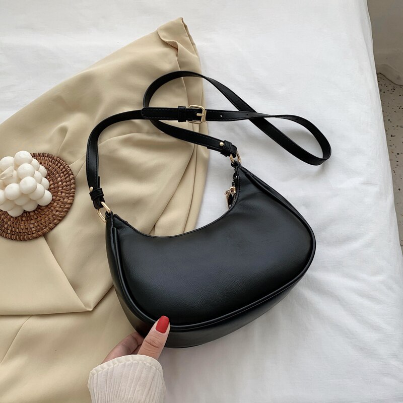 Novas mulheres ombro crossbody bolsa feminina nova marca casual grandes totes de alta qualidade couro do plutônio senhoras hobo saco do mensageiro sac um principal: Black