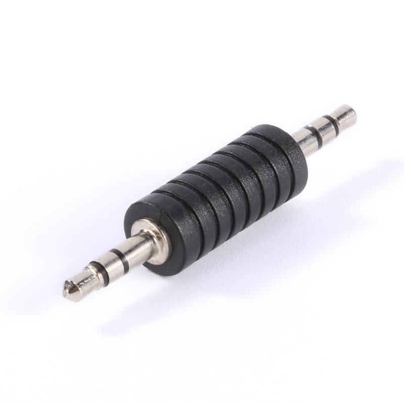 2 Stuks 3.5Mm Stereo Male Naar Male Jack Audio Plug Connector Koppeling Adapter Joiner Converter