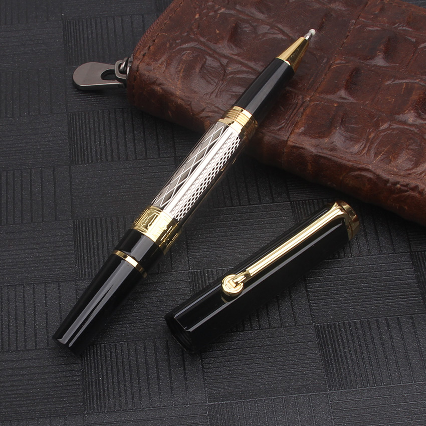 Edición de escritor, bolígrafo Rollerball, pluma estilográfica, Metal de negocios, Popular, de escritura para adultos, escuela y oficina: Verde / Negro