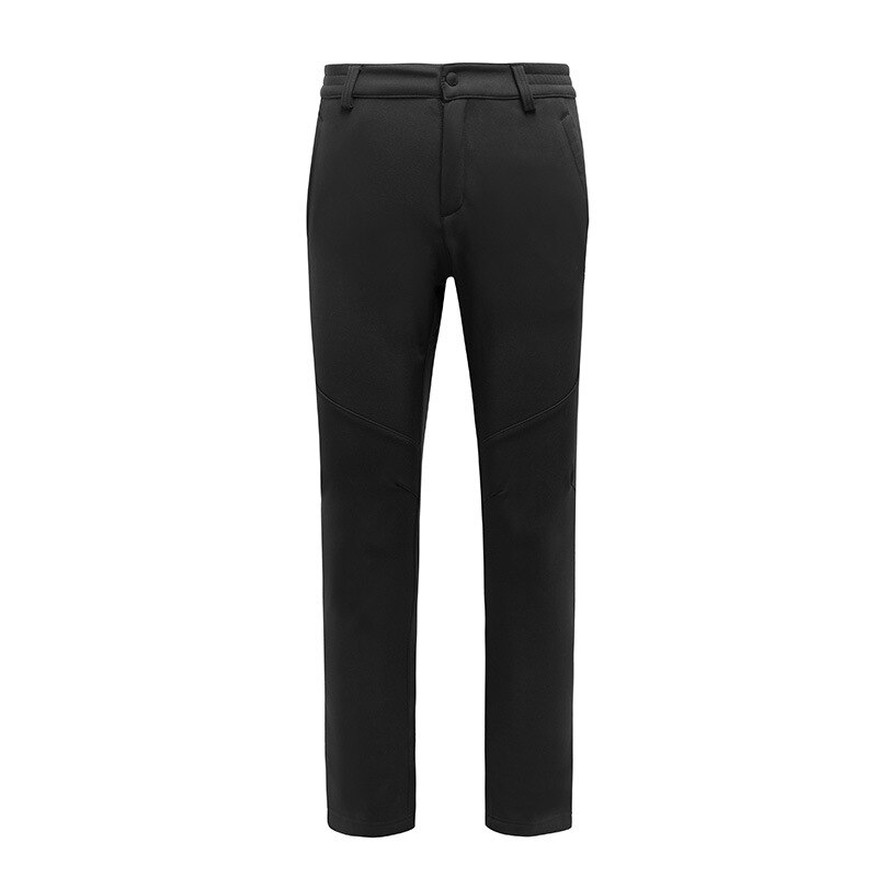Outdoor Winter Women Windproof Climbing Pants Mens Waterproof Soft Shell Ski Hiking Pants Thick Warm Unisex Plus Fleece Trousers