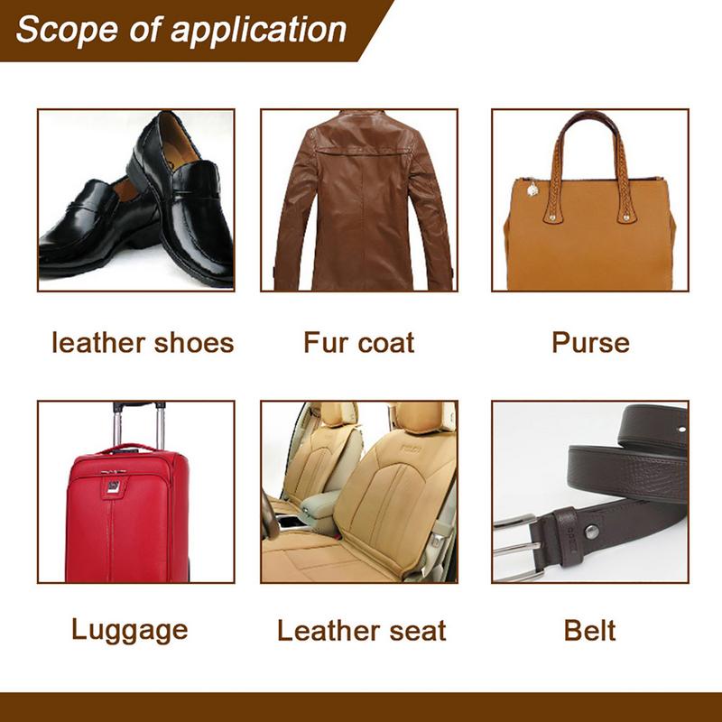 100g Interni auto Olio per manutenzione pelle Casa Divano in pelle Cura Polacco per pelle bianca Olio condizionante multiuso per scarpe