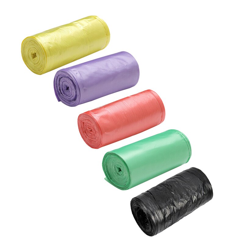 1 Rolls 50X46 Cm Vuilniszakken Enkele Kleur Dikke Handige Milieu Plastic Vuilniszakken Wegwerp Plastic Zak Groen