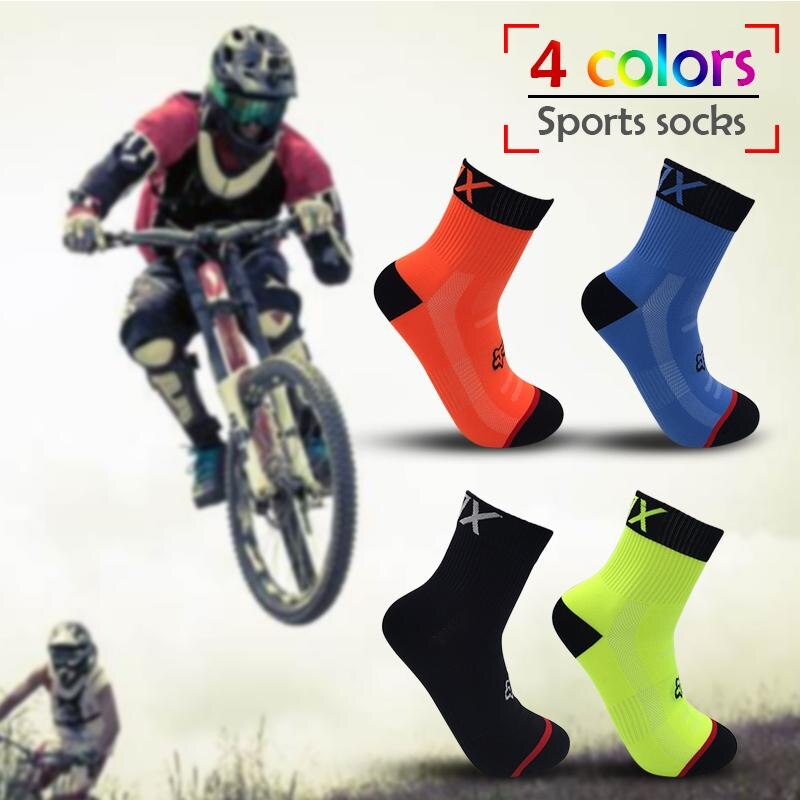 Atmungs Radfahren Socken Feuchtigkeitstransport Füße Schutz Socken Laufen Outdoor Klettern Rennrad Nylon Socken Fahrrad Ausrüstung Für Männer