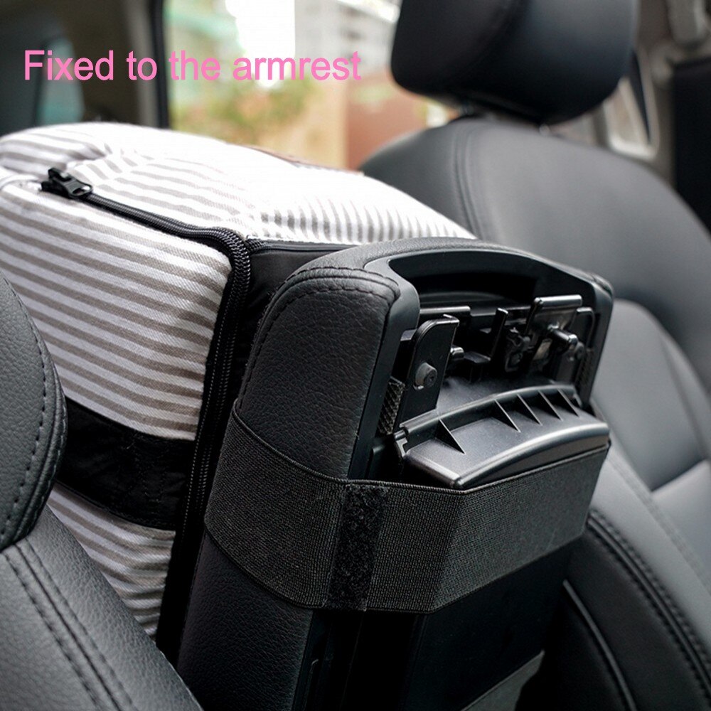 Draagbare Hond Kat Auto Mat Kennel Veiligheid Zetel Auto Centrale Controle Universele Voertuig Armsteun Doos Hond Draagtas Huisdier levert