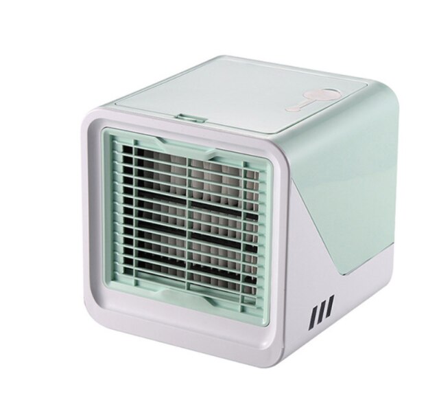 Mini Usb Air Cooler Draagbare Airconditioner Luchtbevochtiger Luchtreiniger Desktop Air Koelventilator Luchtkoeler Ventilator Voor Office: Green