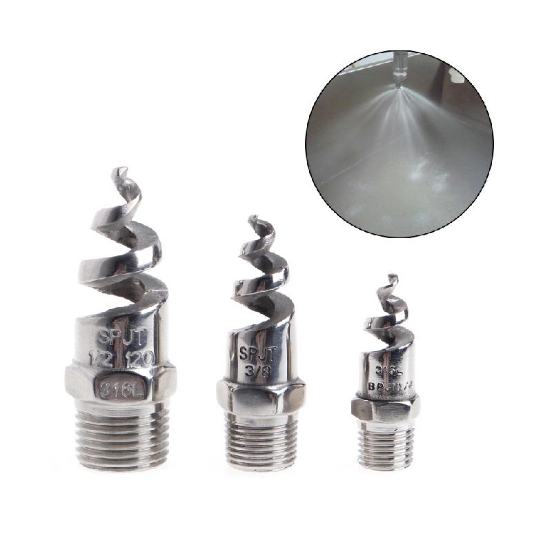 1/4 \ "1/2 \" Rvs Spiraal Kegel Verneveling Nozzle Spray Sprinklerkoppen K43D