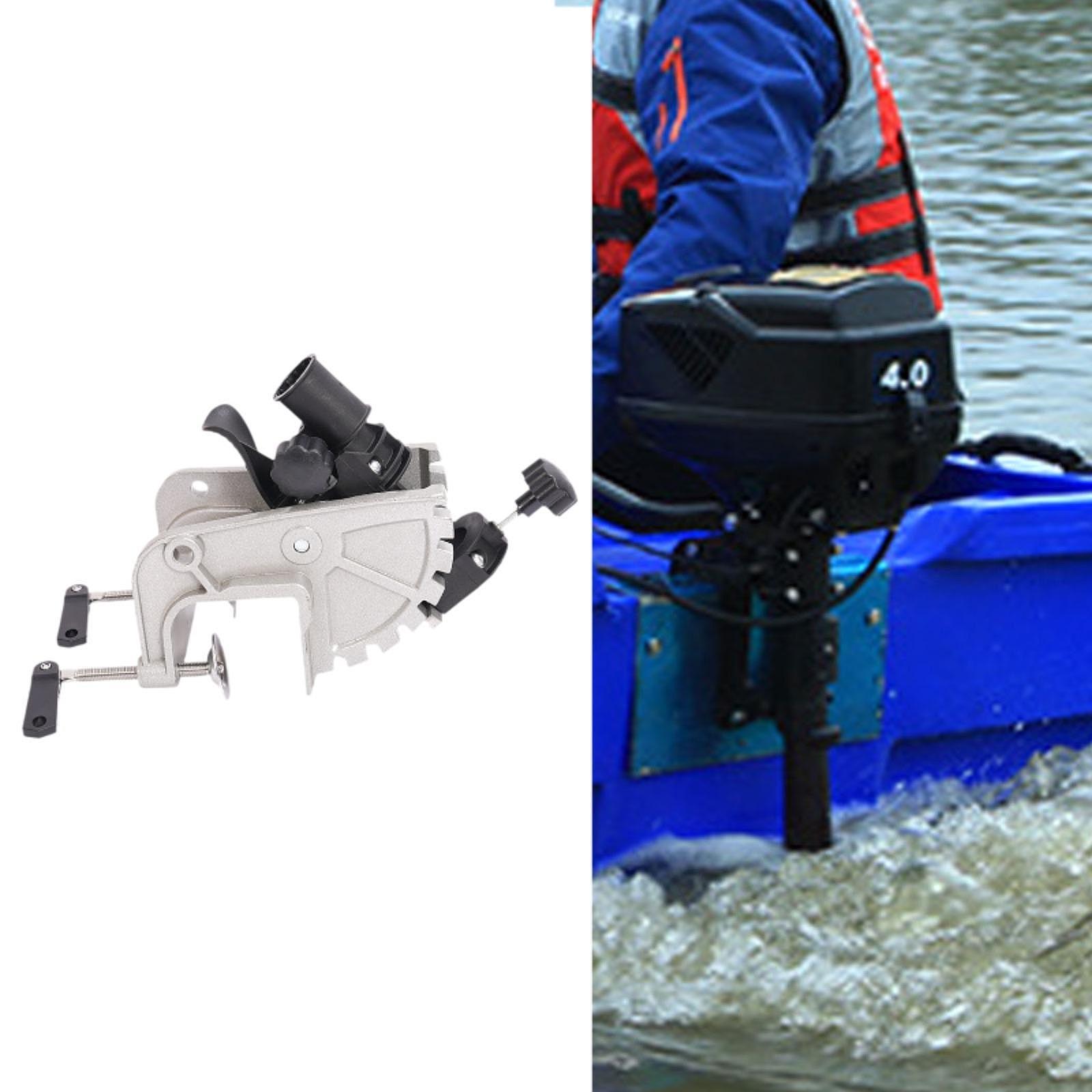 Staffa motore per barca ad alta resistenza Adattatore morsetto universale Accessori marini per fuoribordo elettrico pontone kayak
