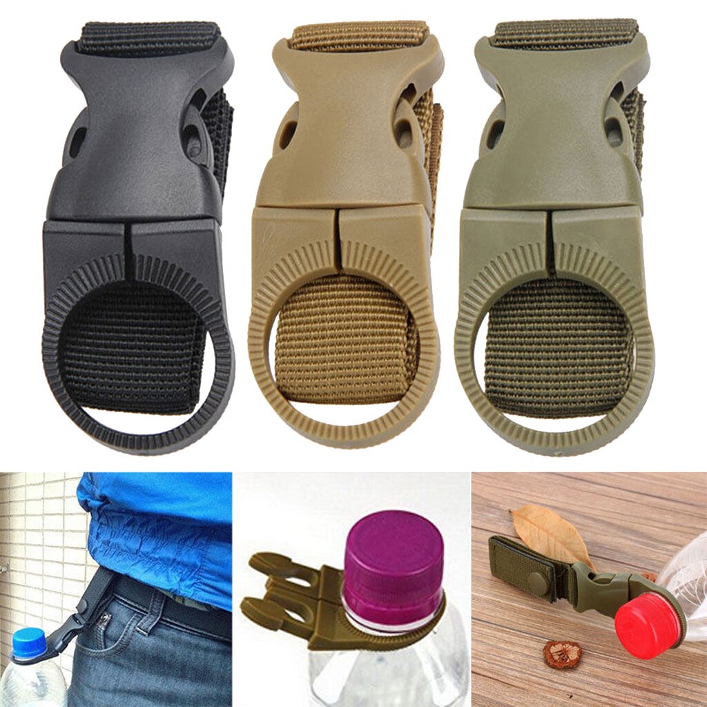 Bottle Holder Cup Holder Belt Drinking Bottle Holder Carabiner Camping