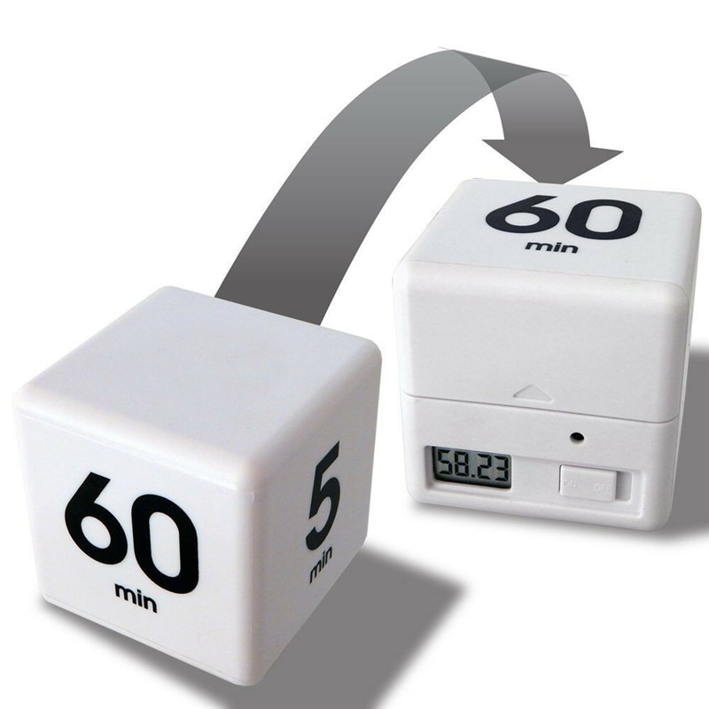 Cube Timer Kitchen Timer 5 15 30 60 Minutes Cube Timer for Time Management Kids Timer Workout Timer