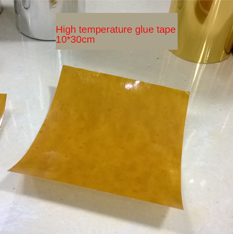 Stämpling machie tillbehör positionering slider foliehållare silikon pad hög temperatur tejp: Temperaturtejp