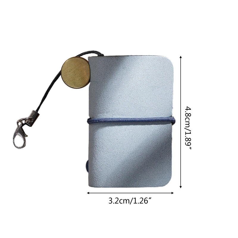 Mini carnet de croquis en cuir, carnet de croquis vierge sans doublure, agenda pour artiste de bureau, architecte de Restaurant, 64 Pages N0HC