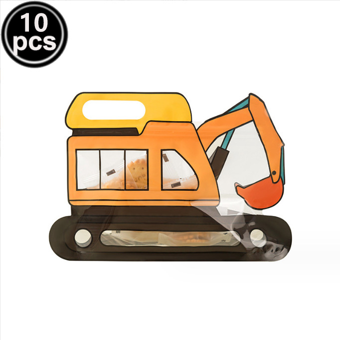 Decoraciones para cupcakes de construcción, camión volquete, excavadora, Tractor, adornos para pasteles para niños, suministros para de cumpleaños: Oro