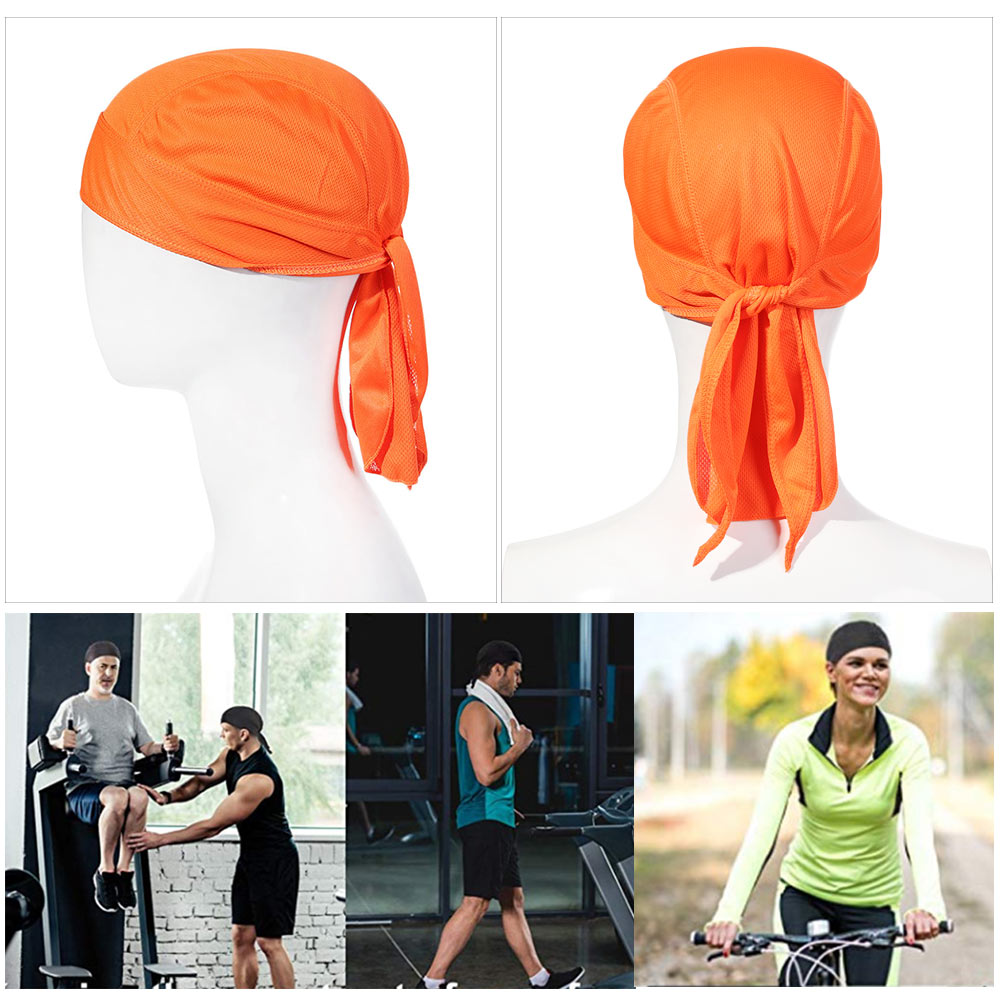 Bandana unisexe pour cyclisme en plein air, 1 pièce, casquette de Pirate respirante à séchage rapide, doublure de casque, refroidissement de vélo, couvre-chef de Sport