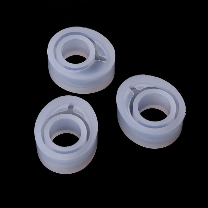 17Stck Epoxid Harz Bausatz Silikon bilden Ring Formen 3 Größen Tropfer DIY Schmuck Ringe 16/16.6/17mm Handgemachte Zubehör Finden