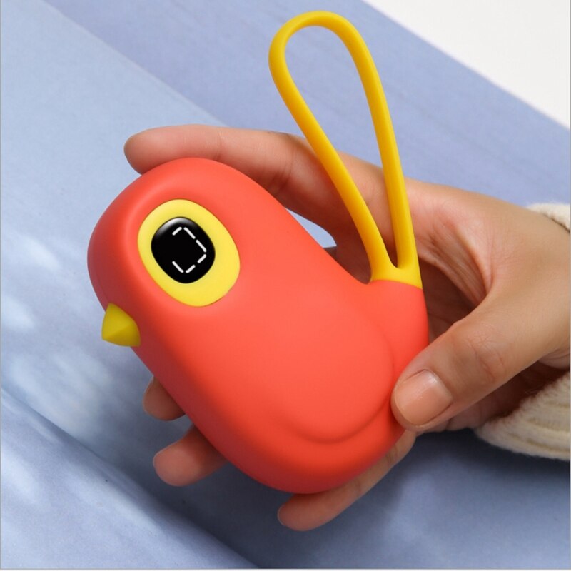 Power Bank 5000Mah Oplaadbare Vogel Handwarmer Met Temperatuur Display Draagbare Oplader Powerbank