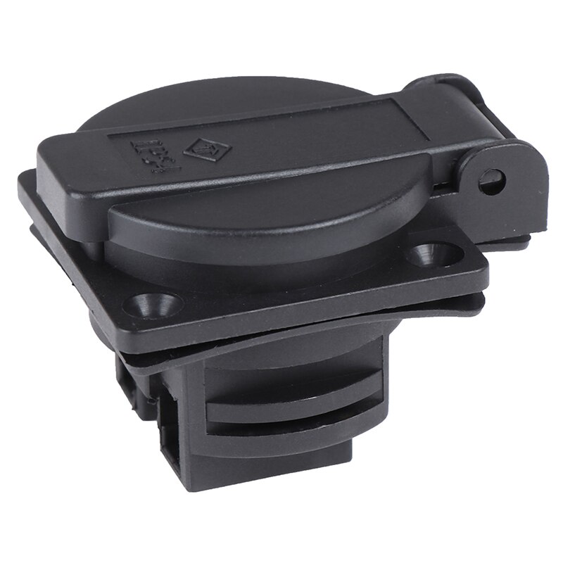 1PCS Wall Socket Power Single Plug Outlet Waterproof Standard 250V German AC Concise