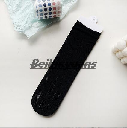 Zomer Dunne Kinderen Sok Hollow Out Mesh Sokken Kinderen Snoep Kleur Crus Anti-Muggen Sokken Van De Meisjes calcetines: style 9