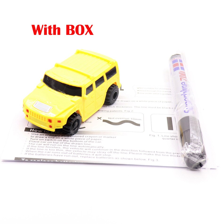 Techniek Voertuigen Truck Mini Magic Pen Inductieve Kinderen Truck Tank Speelgoed Auto Trekken Lijnen Inductie Spoor Auto: B05 With Box