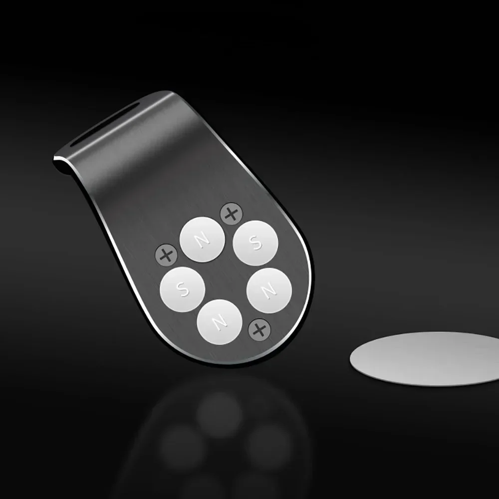 Universeller Handyhalter fürs Auto Magnetischer Clip zur Befestigung im Auto Magnetischer L-förmiger Handyhalter Passend für Alle Mobiltelefon-Modelle