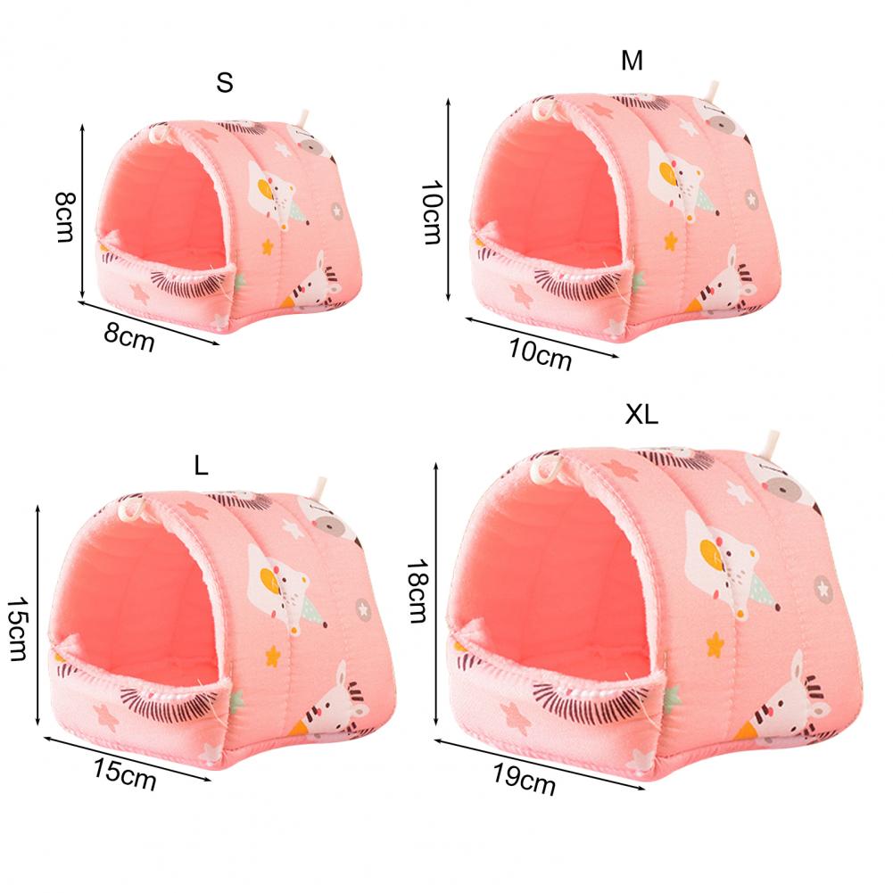 Nid de cochon d'inde, motif de dessin animé, cachette pour animaux de compagnie, petit Animal , Hamster, écureuil, lit, maison, Cage, accessoires