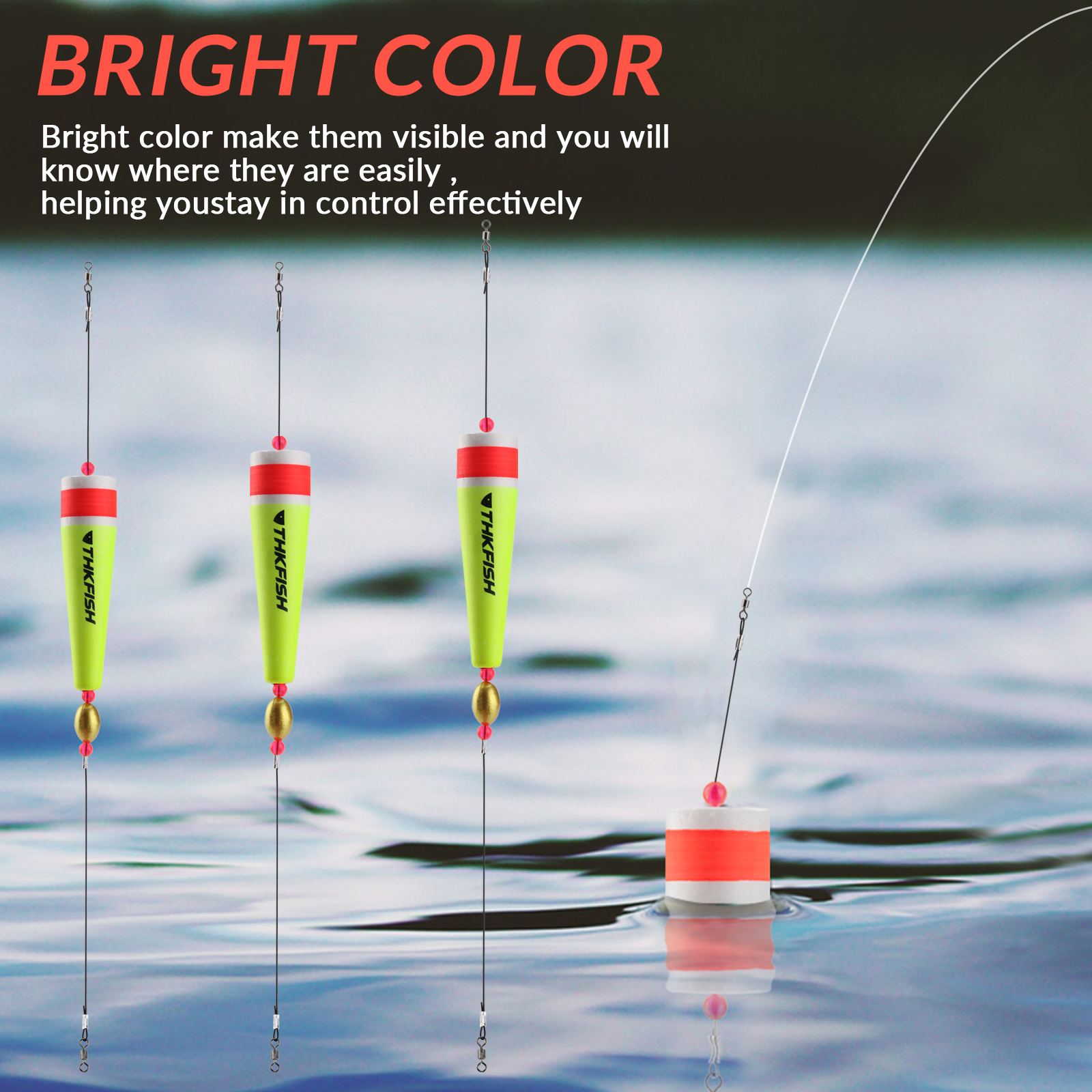 Thkfish Foam Fishing Float Buoy Slip Float Flotador Bobber Carolina Rig Fishing Tackle 28g 35g 40g