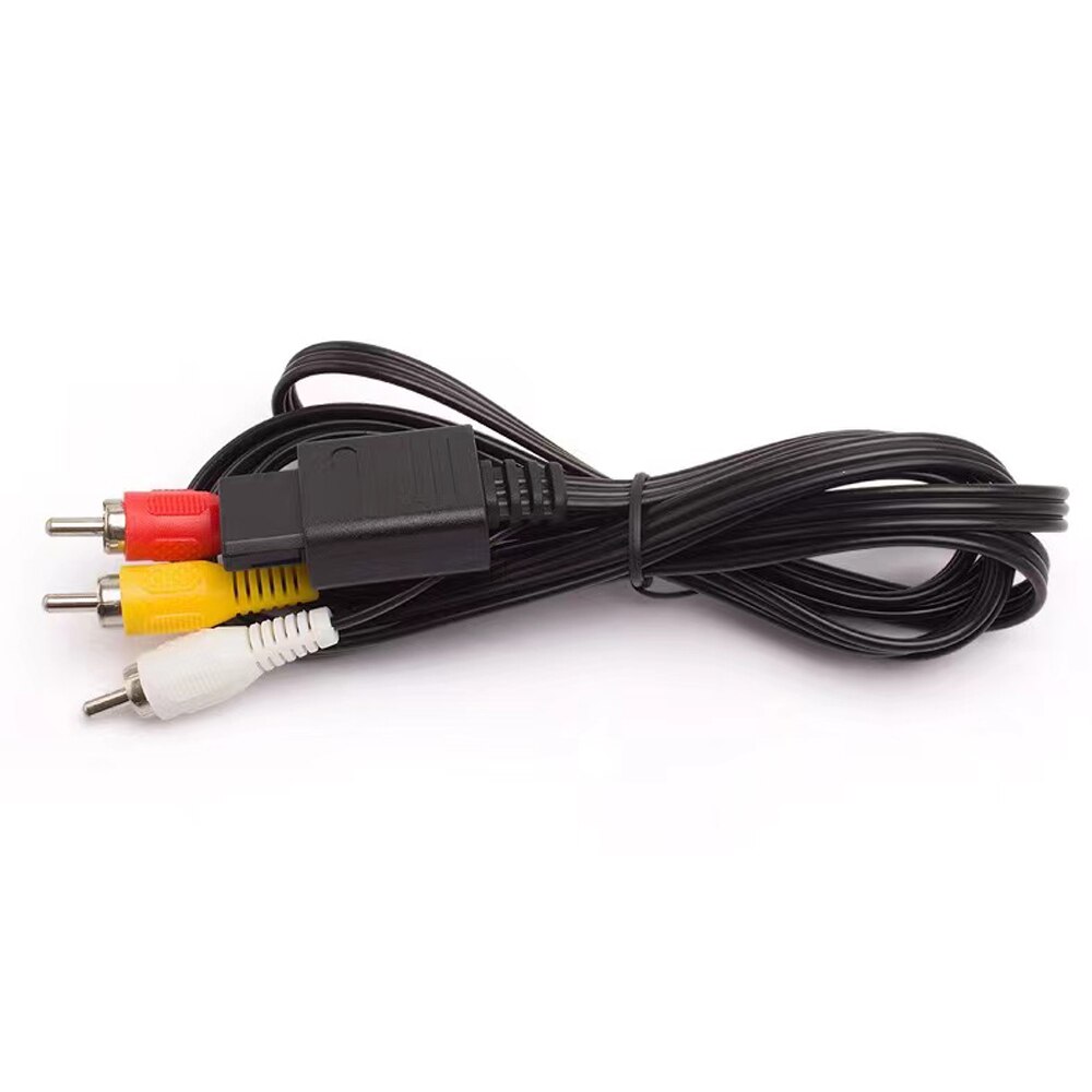 1.8M Voor Nintendo 64 Audio Tv Video Cord Av-kabel Naar Rca Voor Super Nintend Gamecube N64 Snes Game cube Accessoire