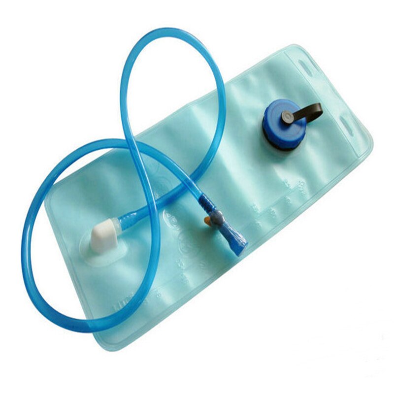 Folding Water Bag with Drinking Tube 2L Hydration Bladder Leak Proof Outdoor Tools Accessory Hydration Pack Hiking Water Bag: Default Title