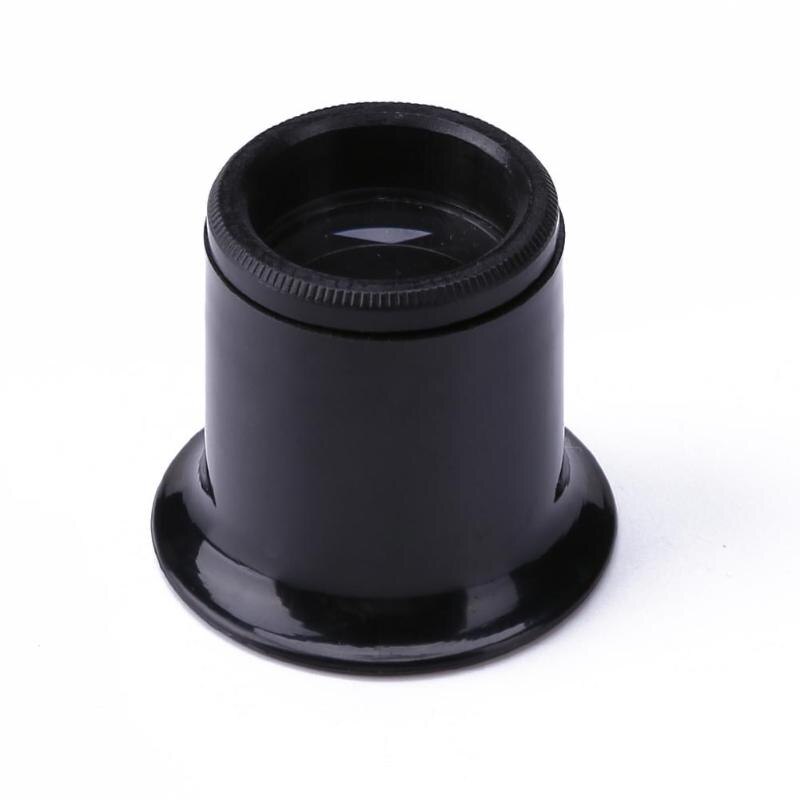 10X Plastic Monocular Glass Magnifier Watch Jewelry Repair Tools Loupe Lens Magnifying Glass