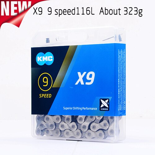 KMC Bicycle Chain 12 speed Mountain bike drive chains MTB road bike ketten X8 X9 X10 X11 EL SL: X9  9S