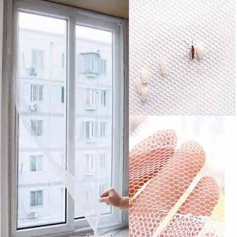 Verano de insecto mosca insecto red antimosquitos para puertas y ventanas de malla de Protector de pantalla cortina de red mosquitera de la decoración del hogar