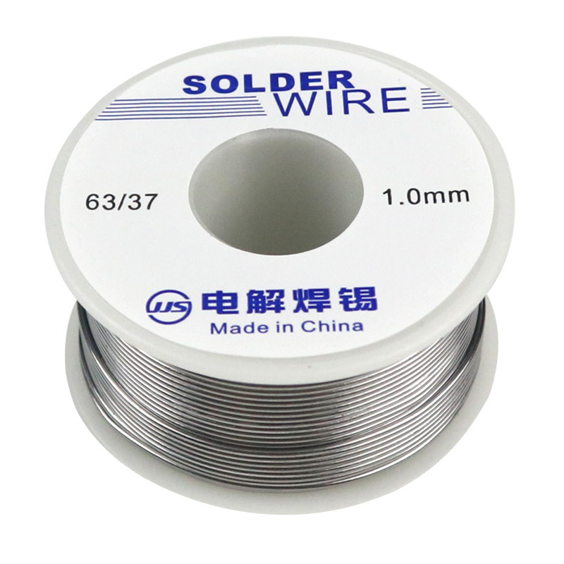 50/100g 0.6/0.8/1.0/1.2/1.8mm 63/37 flusmiddel 2.0%  tin bly tintråd smeltet kolofonium kerne lodde loddetråd rulle ikke ren