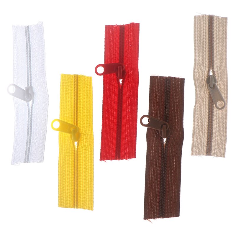 10Pcs/lot Mini Zipper Doll Dress Zipper 10cm Handmade Craft Sewing DIY Accessories Scrapbooking Garment Applique