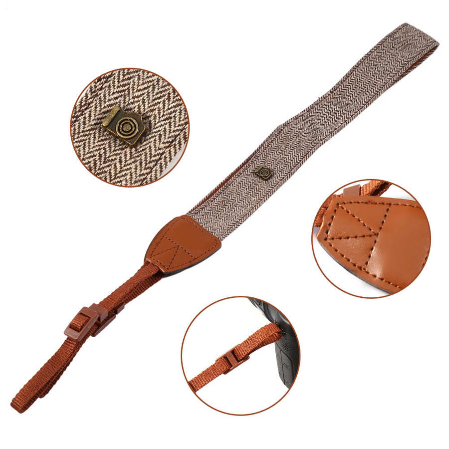 Ceinture de sangle d'épaule réglable pour appareil photo reflex Nikon universel.