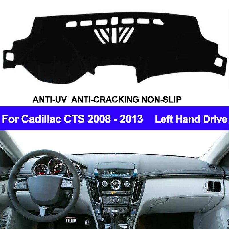 Auto Dashboard Cover Voor Cadillac Cts Dashmat Zonnescherm Pad Tapijt Dashboard Dash Mat auto Styling