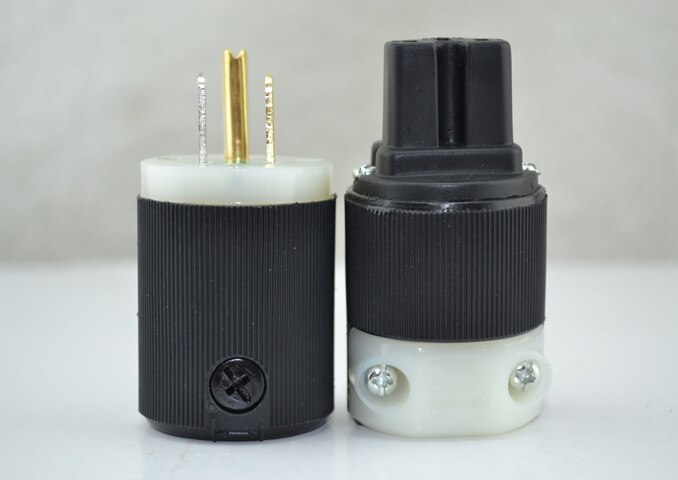 Hifi HBL8215C USA Power Plug&amp;IEC Connecter pair